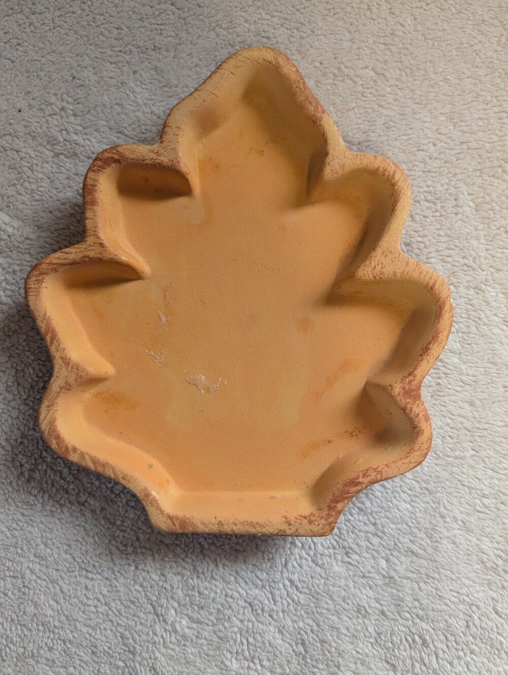 Candle Holder/Tray Maple Leaf Trinket Decor, Harvest/Fall/Autumn/Seasonal/Holida